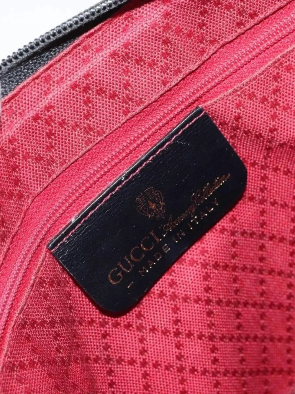 GUCCI GG Canvas Web Sherry Line Shoulder Bag Black - Picture 10 of 16